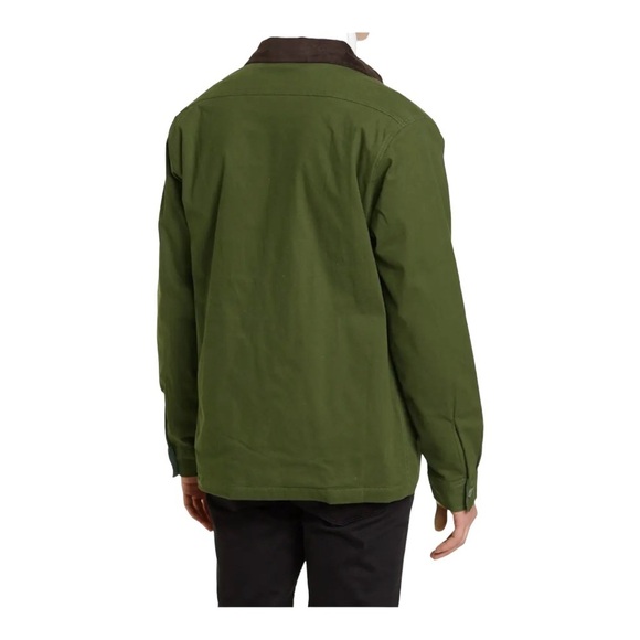 Tailor Vintage Faux Shearling Lined Stretch Canvas Jacket NWOT - Picture 8 of 8